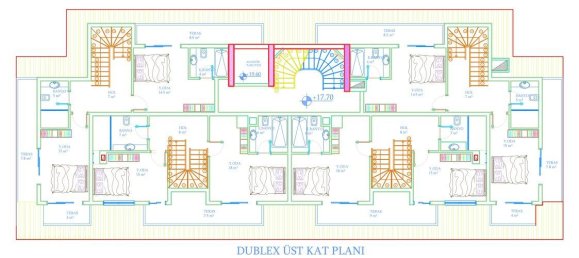 Ático de 3 habitaciónes en Avsallar, Turkey No. 10064 4