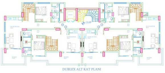 Ático de 3 habitaciónes en Avsallar, Turkey No. 10064 3