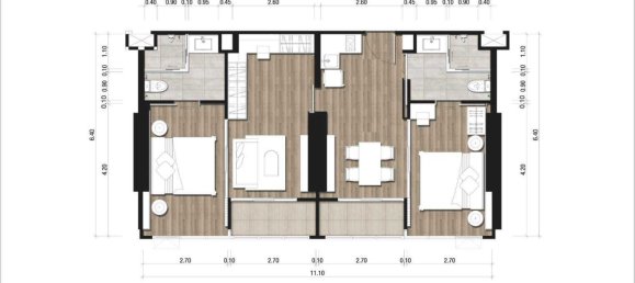 69.68m² Condo in Pattaya, Thailand No. 8910 13