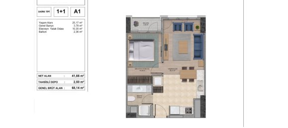 Apartamento de 2 habitaciónes en Beylikduezue, Turkey No. 30263 29