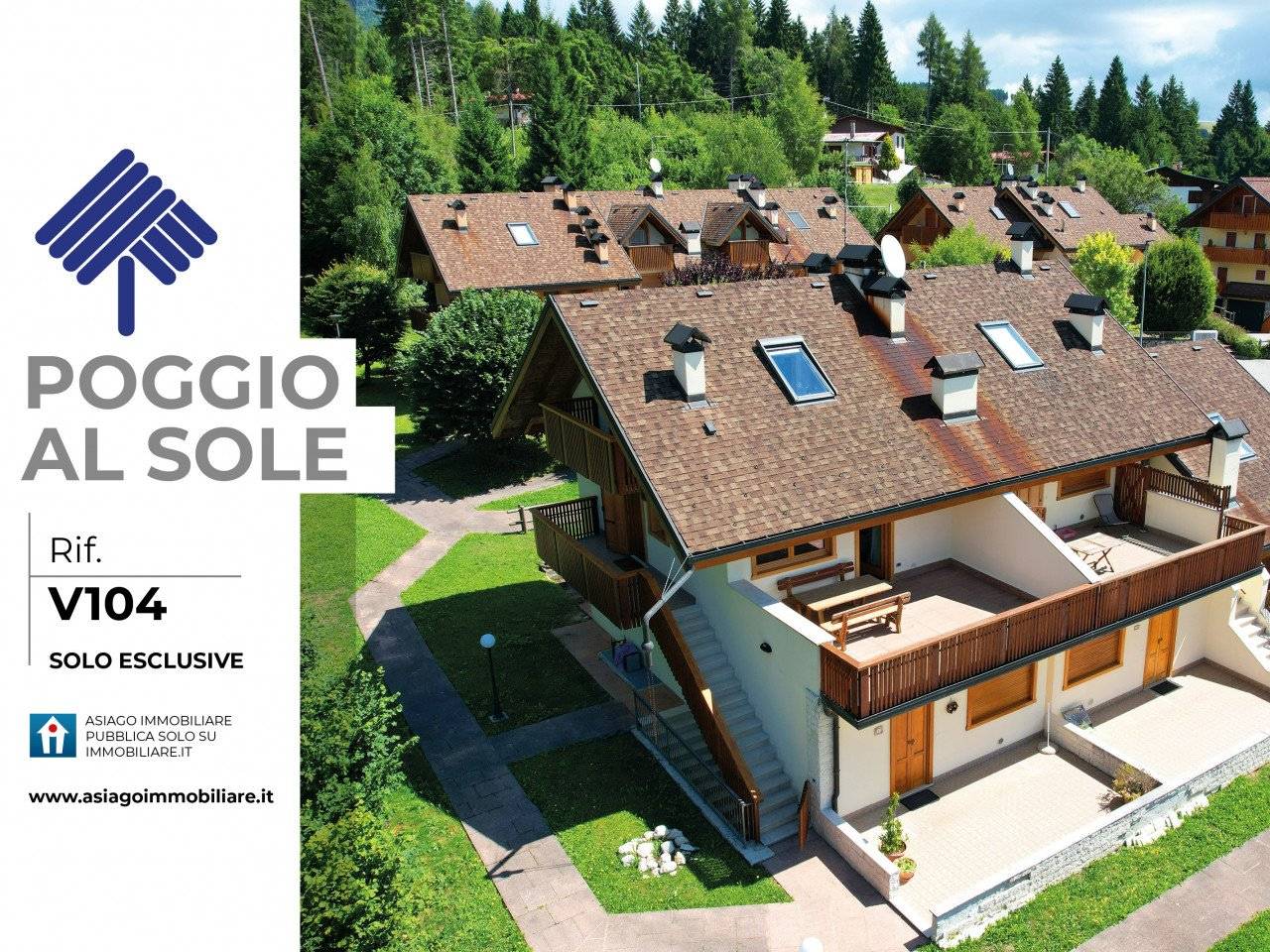 Apartamento de 2 dormitorios en Roana, Italy No. 267145