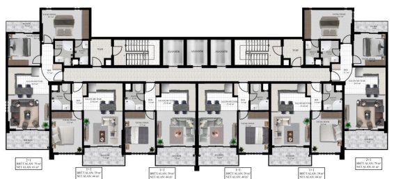 2 rooms Apartment in Ayas, Turkey No. 30381 15