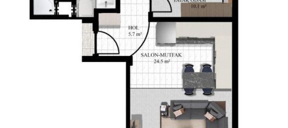 2 rooms Apartment in Ayas, Turkey No. 30381 17