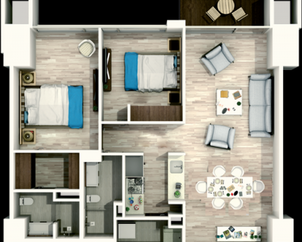 2 غرف نوم منزل في Jalisco, Mexico رقم 178906