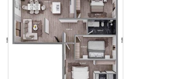 Casa de 3 dormitorios en Ajaccio, France No. 307497 3