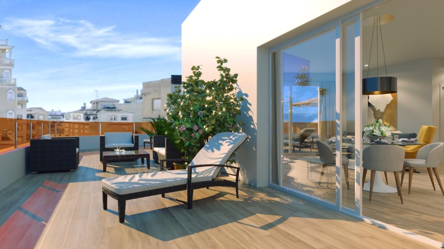 2 غرف نوم بانتهاوس في Alicante, Spain رقم 164860