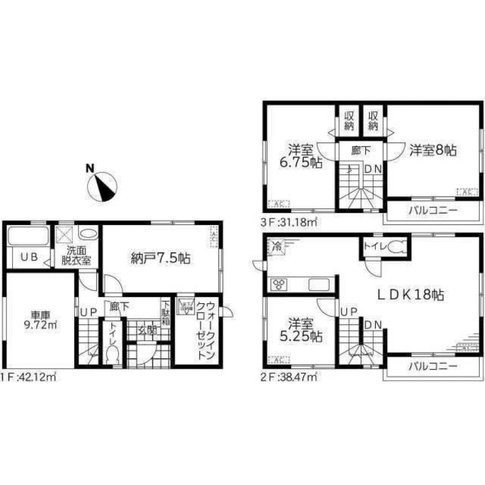 3 bedrooms House in Chiba, Japan No. 8504