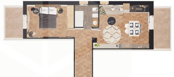 2-Zimmer Wohnung in Milan, Italy, Nr. 241350 13