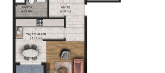 2 rooms Apartment in Altintash, Turkey No. 9909 21