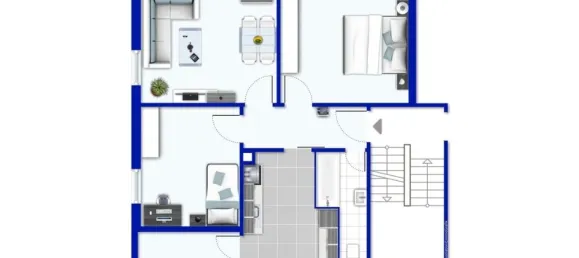 Apartamento de 2 dormitorios en Baden-Wurttemberg, Germany No. 35032 7