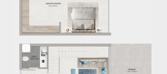 Estudio en Yas Island, UAE No. 121656 8