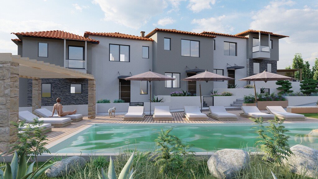 Недвижимость с 4 спальнями в Халкидики, Греция № 2716