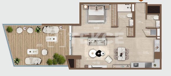 Apartamento T1 em Dubai, UAE N.º 197514 9
