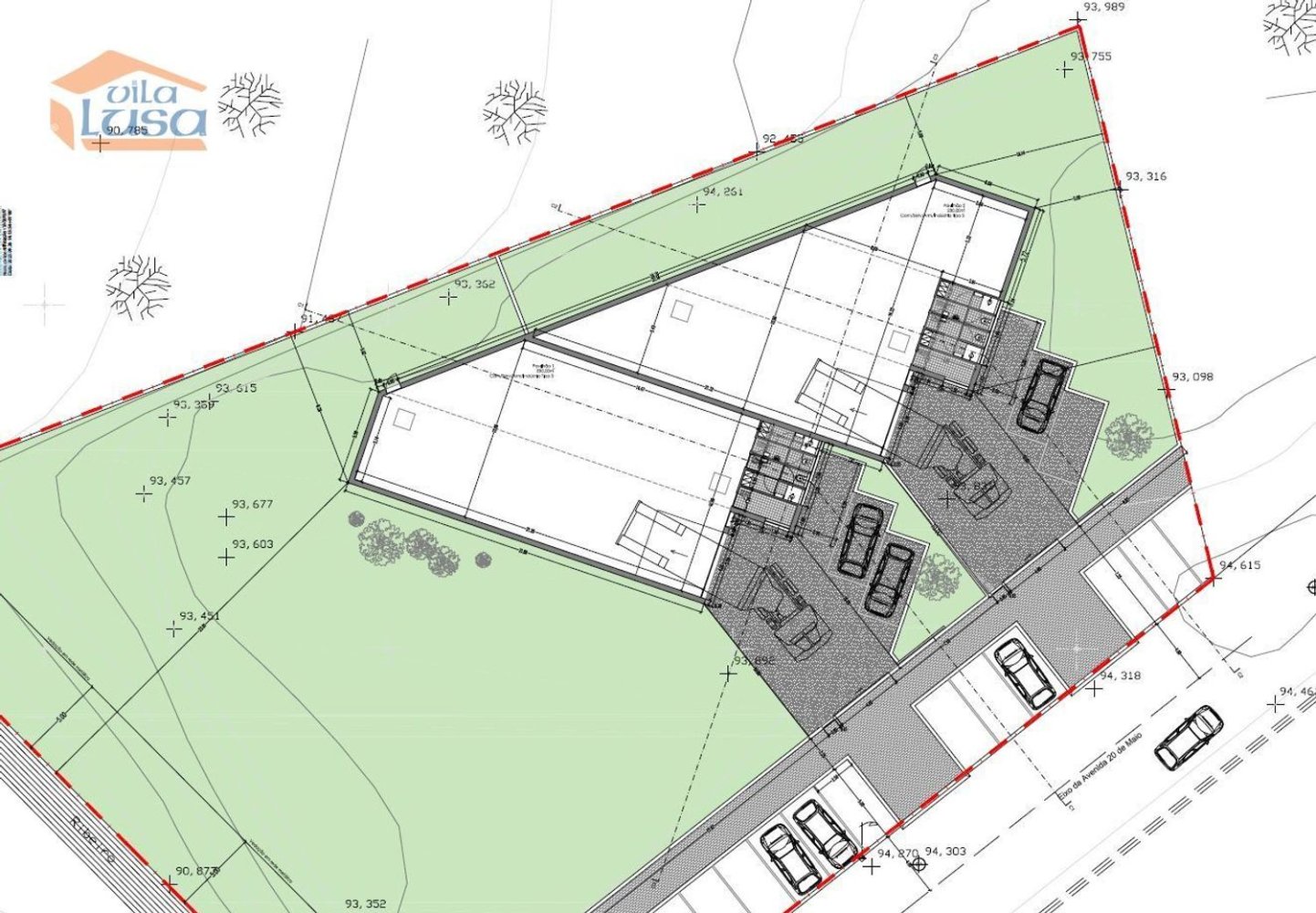 قطعة أرض في Rio Meao, Portugal 2520متر مربع رقم 86244