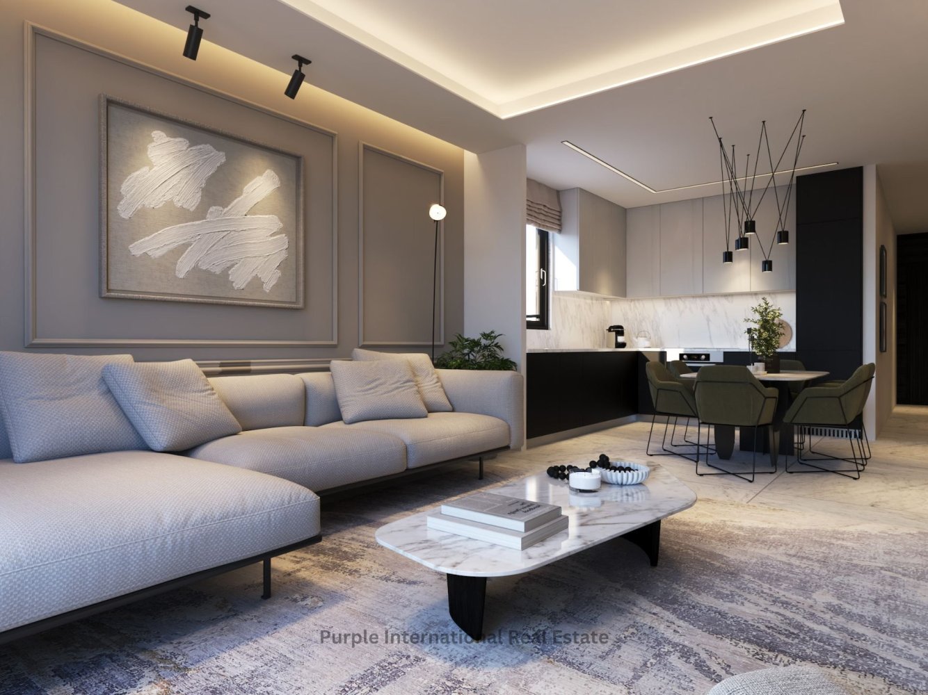 Квартира с 3 спальнями в Ларнака, Кипр № 22488