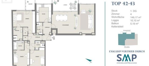 Ático de 4 habitaciónes en Wieden, Austria No. 188086 9