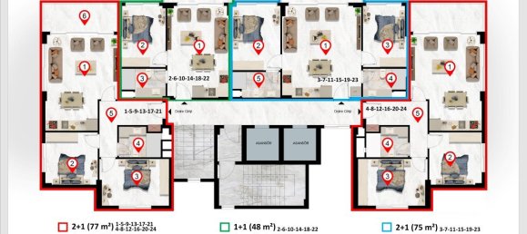 2 rooms Apartment in Avsallar, Turkey No. 29879 11