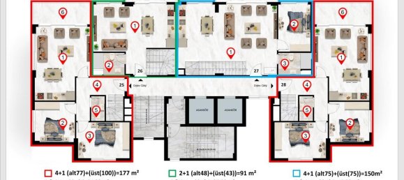 2 rooms Apartment in Avsallar, Turkey No. 29879 12
