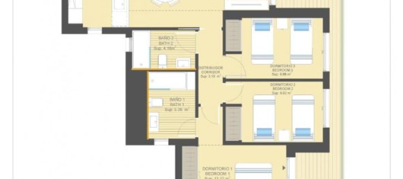 Apartamento de 3 dormitorios en Campoamor, Spain No. 5992 13