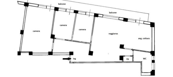 4 rooms Apartment in Messina, Italy No. 284249 43