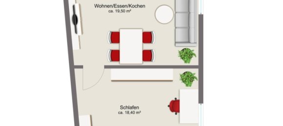 Apartamento T1 em Augsburg, Germany N.º 784 7