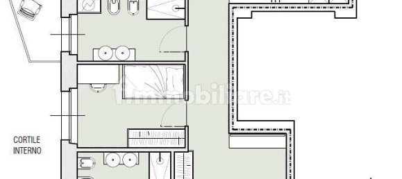2 bedrooms Apartment in Turin, Italy No. 110443 2