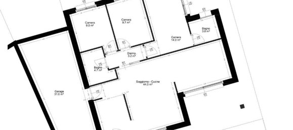 4 rooms Villa in Cassano d'Adda, Italy No. 232531 4