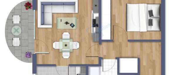 2-salle Appartement à Darmstadt, Germany No. 291121 6