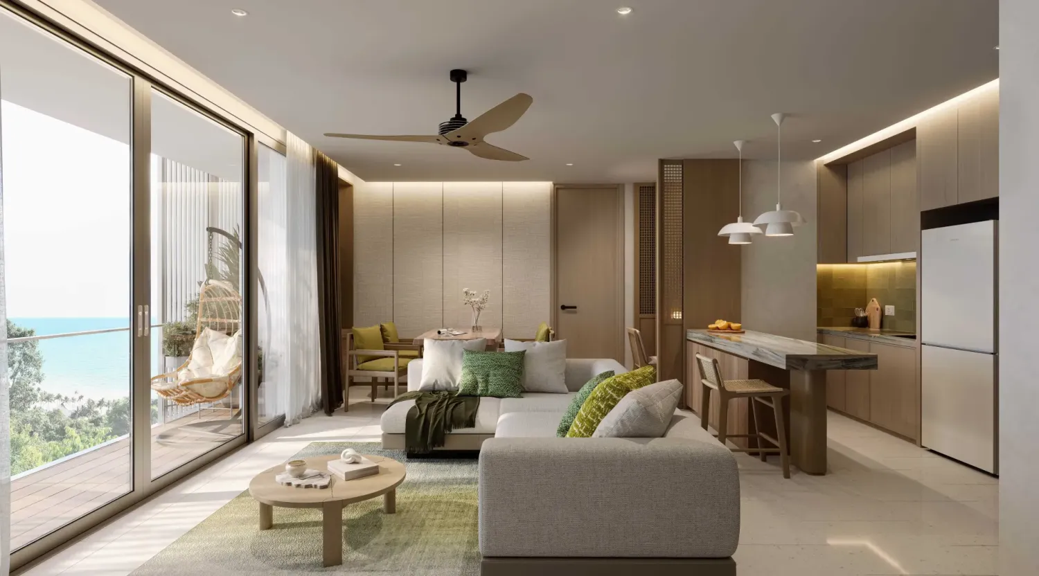 Кондоминиум  с 2 спальнями в Пхукет, Таиланд № 69821