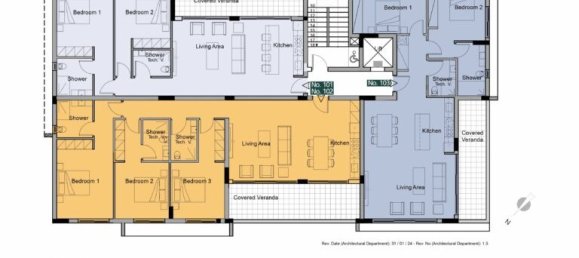 Квартира с 3 спальнями в Пафос, Кипр № 5082 8