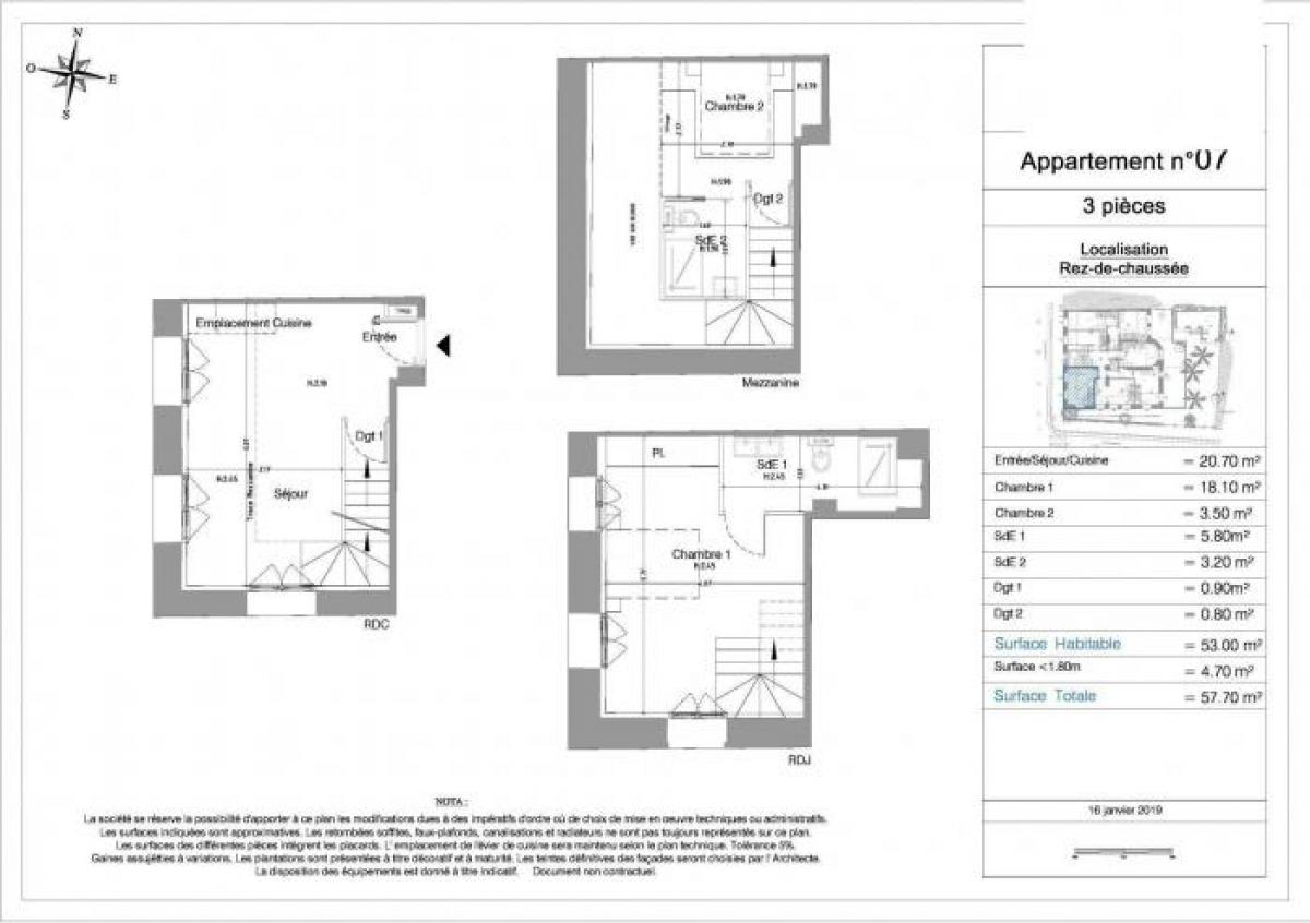 Apartamento T2 em Nice, France N.º 2644