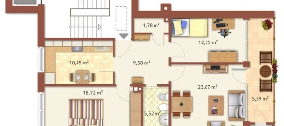 Ático de 2 dormitorios en Altona, Germany No. 342071 13