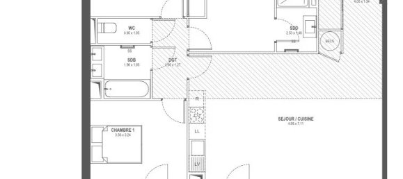 3 bedrooms Apartment in Villeneuve-Loubet, France No. 1993 3