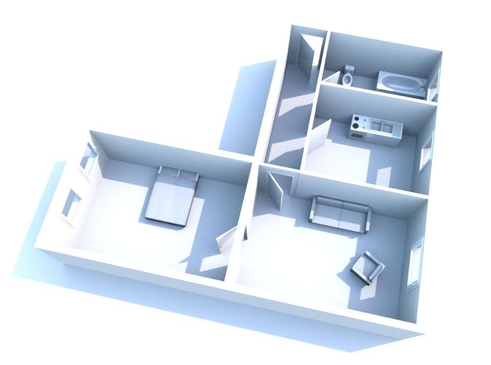 2 rooms Apartment in Wuppertal, Germany No. 9372