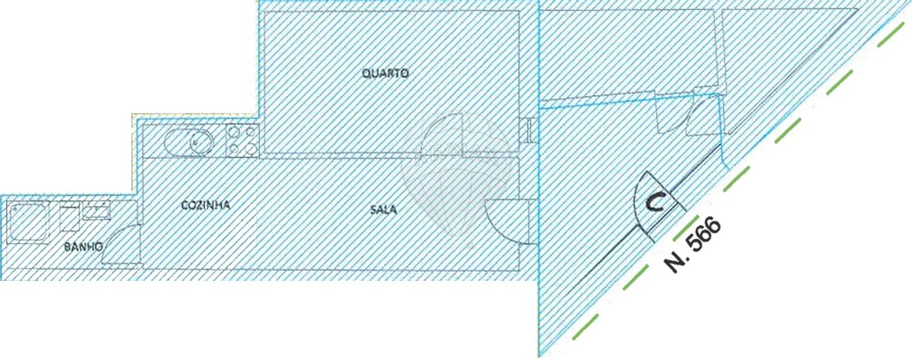 1 غرف نوم منزل في Vila Nova de Gaia, Portugal رقم 25795