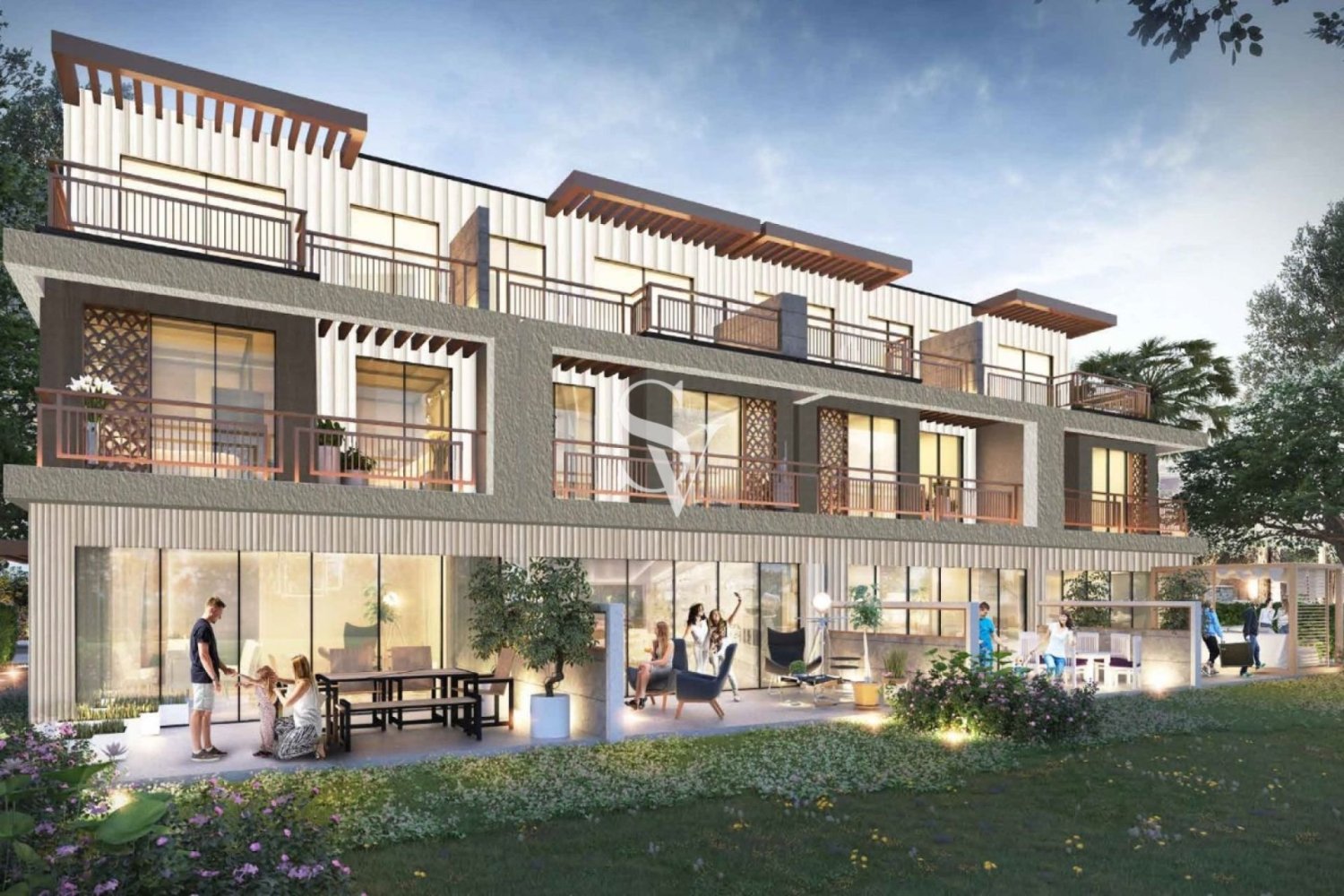 Таунхаус с 4 спальнями в DAMAC Hills (Akoya by DAMAC), Дубай, ОАЭ № 201003