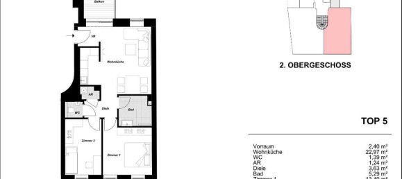 3 rooms Apartment in Vienna, Austria No. 143672 26