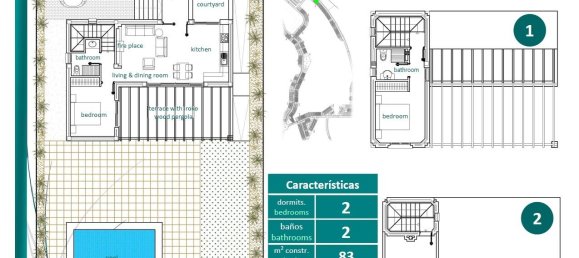 2 غرف نوم فيلا في Sucina, Spain رقم 288276 17