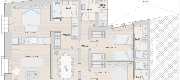 3 bedrooms Apartment in Madrid, Spain No. 125711 18