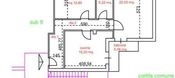 3 rooms Apartment in Mugnano di Napoli, Italy No. 13797 23