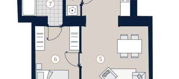 2غرفة شقة في Alsergrund, Austria رقم 134532 15