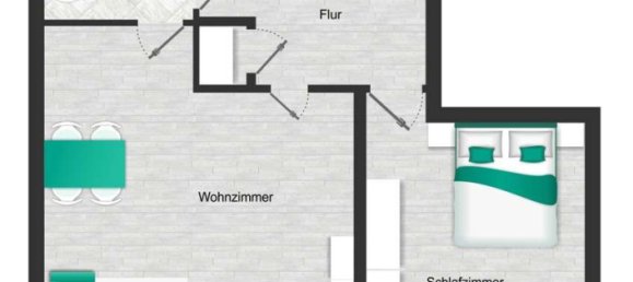 1 chambre Appartement à Bergisch Gladbach, Germany No. 67189 14