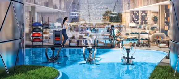 Квартира с 2 спальнями в Dubai Silicon Oasis, ОАЭ № 107694 18