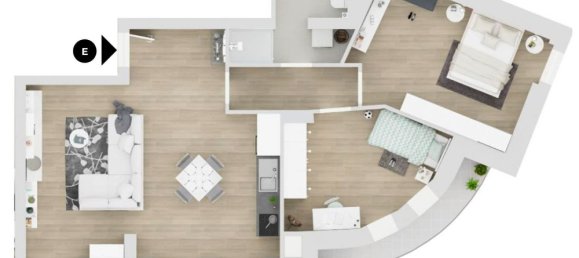 Apartamento de 3 divisões em Samarate, Italy N.º 207538 40