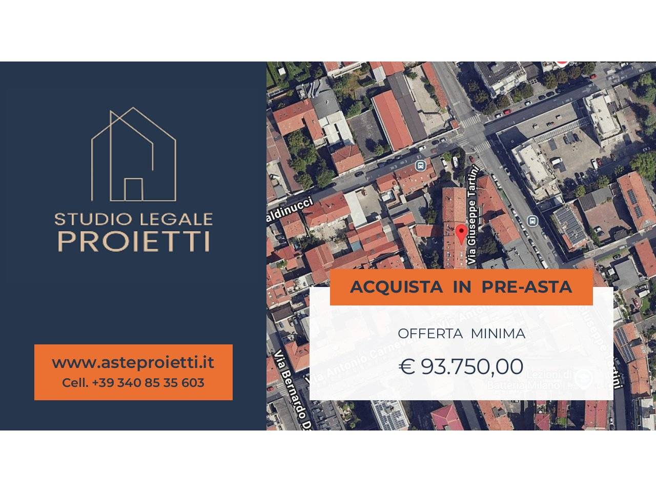 1 bedroom Apartment in Milan, Italy No. 305061