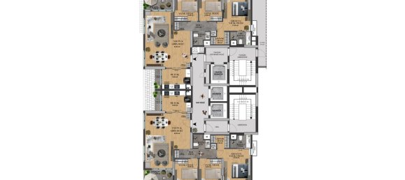 Apartamento de 4 divisões em Muratpasa, Turkey N.º 27812 20