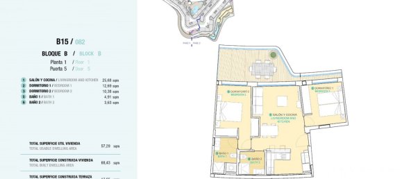 2 dormitorios apartamento en venta en Águilas, Murcia, Región de Murcia, Spain № 365052 10