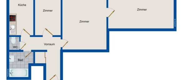 Apartamento de 3 divisões em Favoriten, Austria N.º 150333 10
