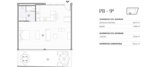 1 chambre Appartement à Sant Marti, Spain No. 165038 14