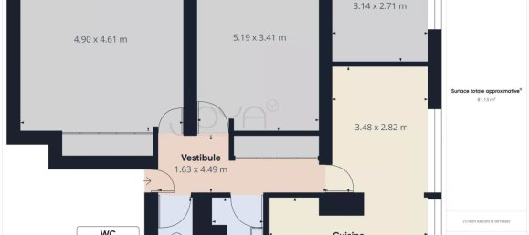 2 chambres Appartement à Romilly-sur-Seine, France No. 47282 3